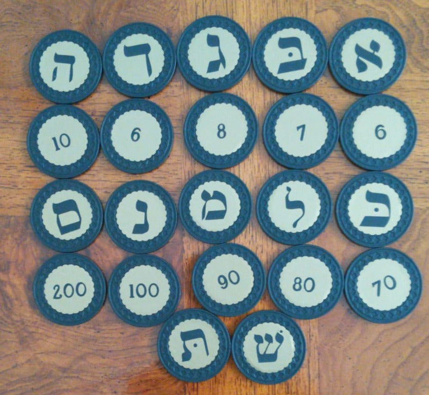 Alef Bet Gematria Chips