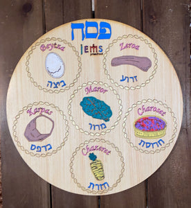 Decorate DIY Seder plate