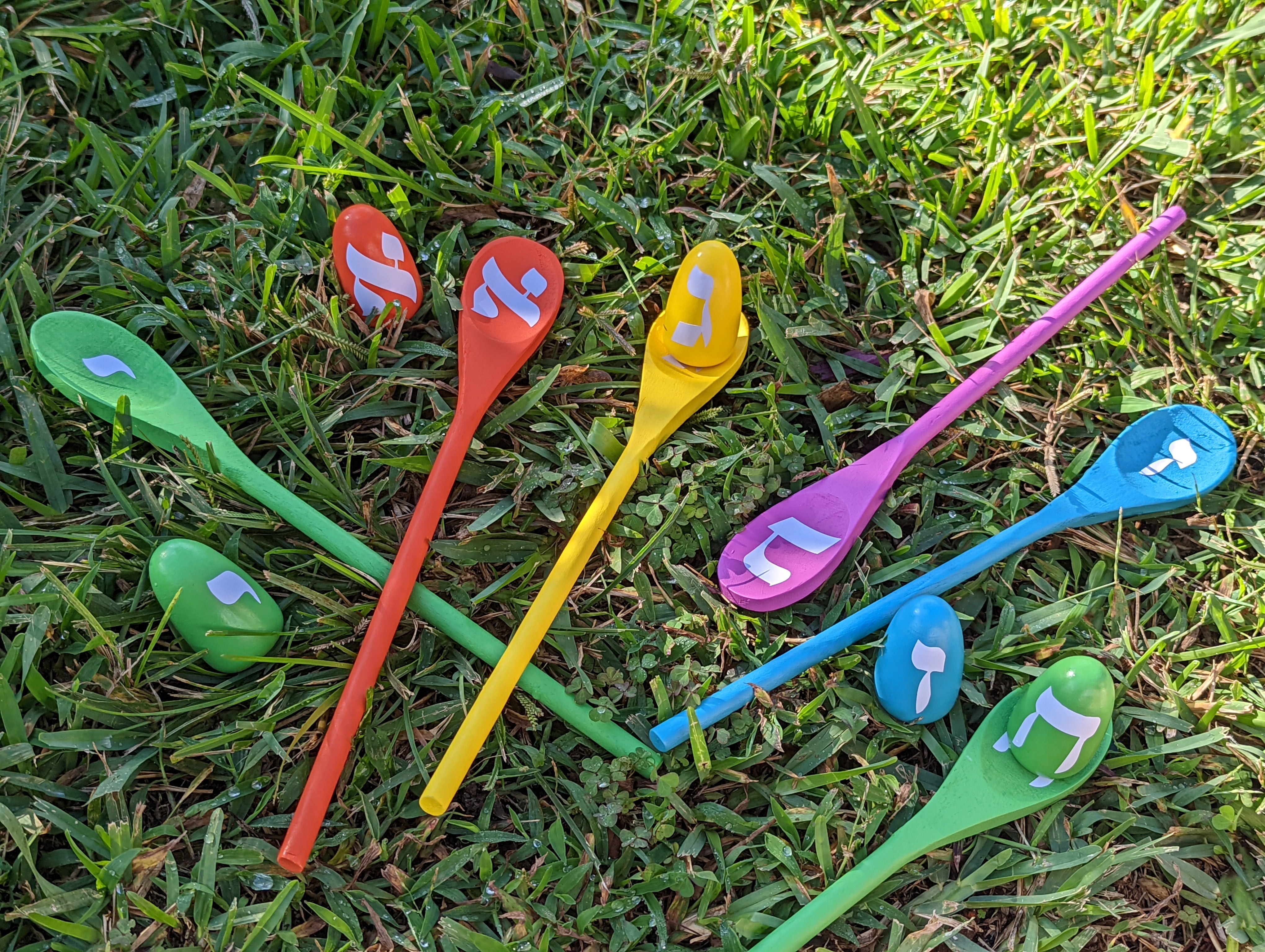 Alefbet Egg and Spoon Game